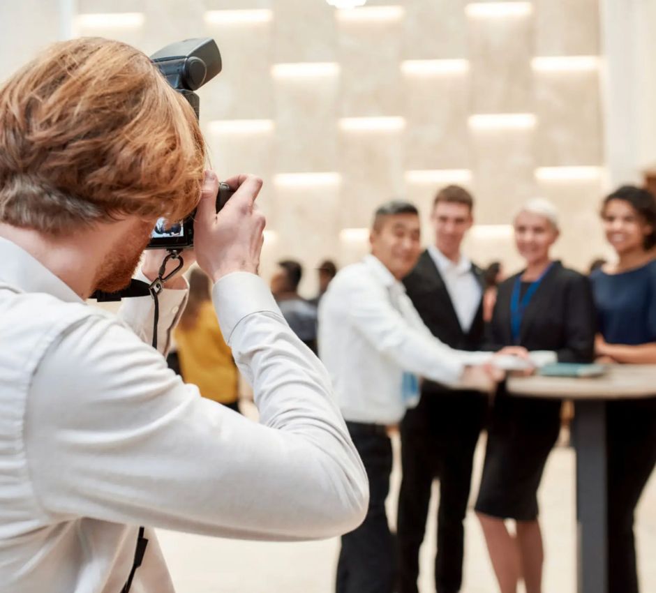 Photographe professionnel photographe professionnel pour captation événement d'enterprise